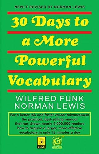 Goyal Saab Norman Lewis 30 Days to more powerful Vocabulary
